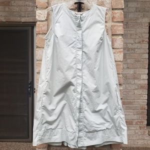 Gap pale blue cotton shirt dress 4